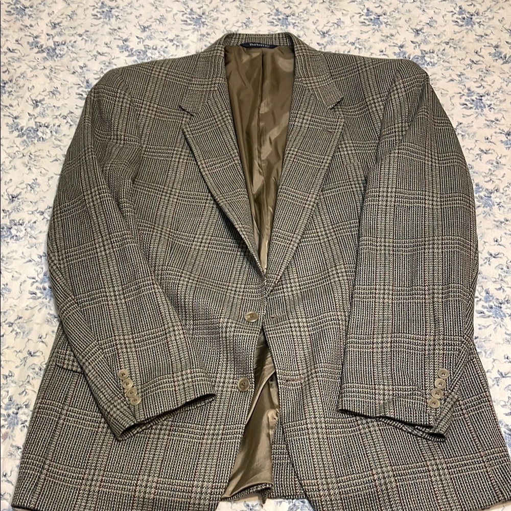 Burberry Gray Sport Coat Classic Wool Blend